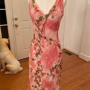 Tessuto Floral Hi-Lo Dress